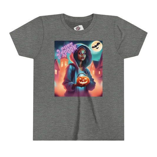 Cute Youth Tee - 2 Spook Deep Heather / S Kids Clothes