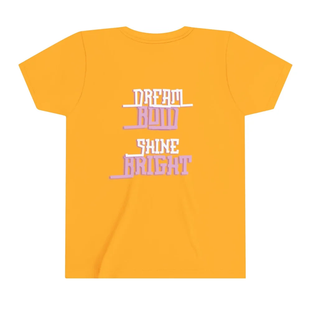 Dream Bold Shine Bright Youth Short Sleeve Tee Kids Clothes