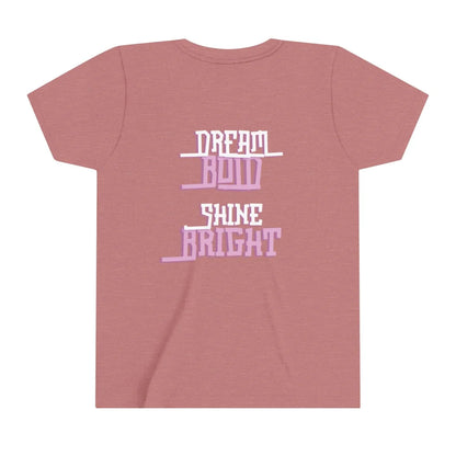 Dream Bold Shine Bright Youth Short Sleeve Tee Kids Clothes