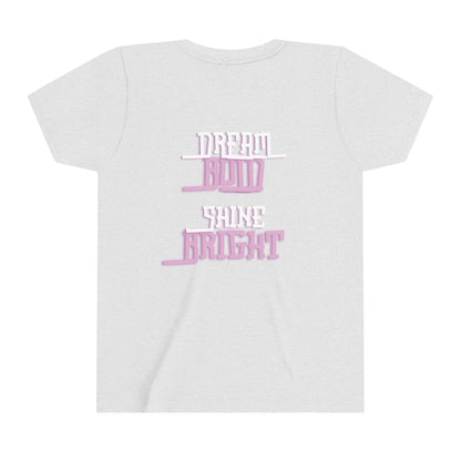 Dream Bold Shine Bright Youth Short Sleeve Tee Kids Clothes