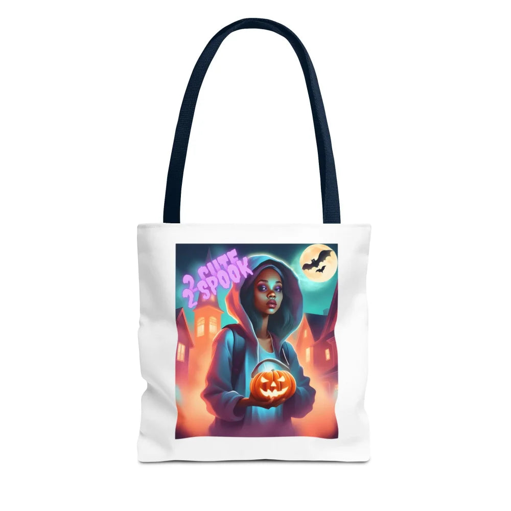 Halloween Tote Bag - 2 Cute Spook 13’’ × / Navy Bags