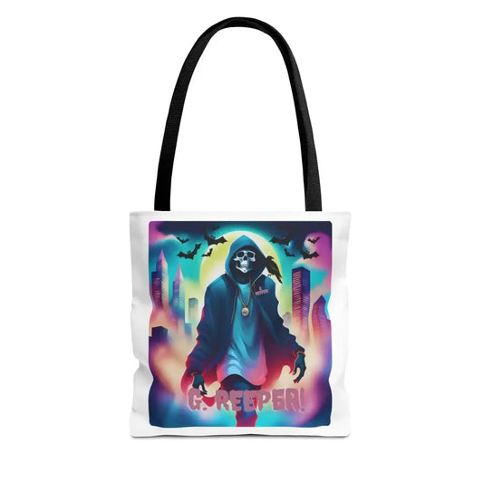 Halloween Tote Bag With G Reeper Design 13’’ × / Black Bags