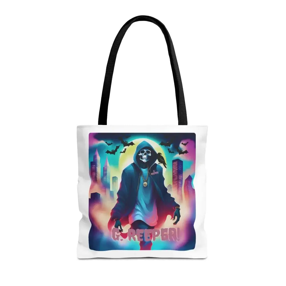 Halloween Tote Bag With G Reeper Design 16’’ × / Black Bags