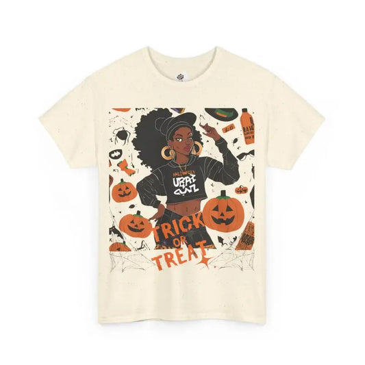 Halloween Trick Or Treat Unisex Tee Natural / S T-Shirt