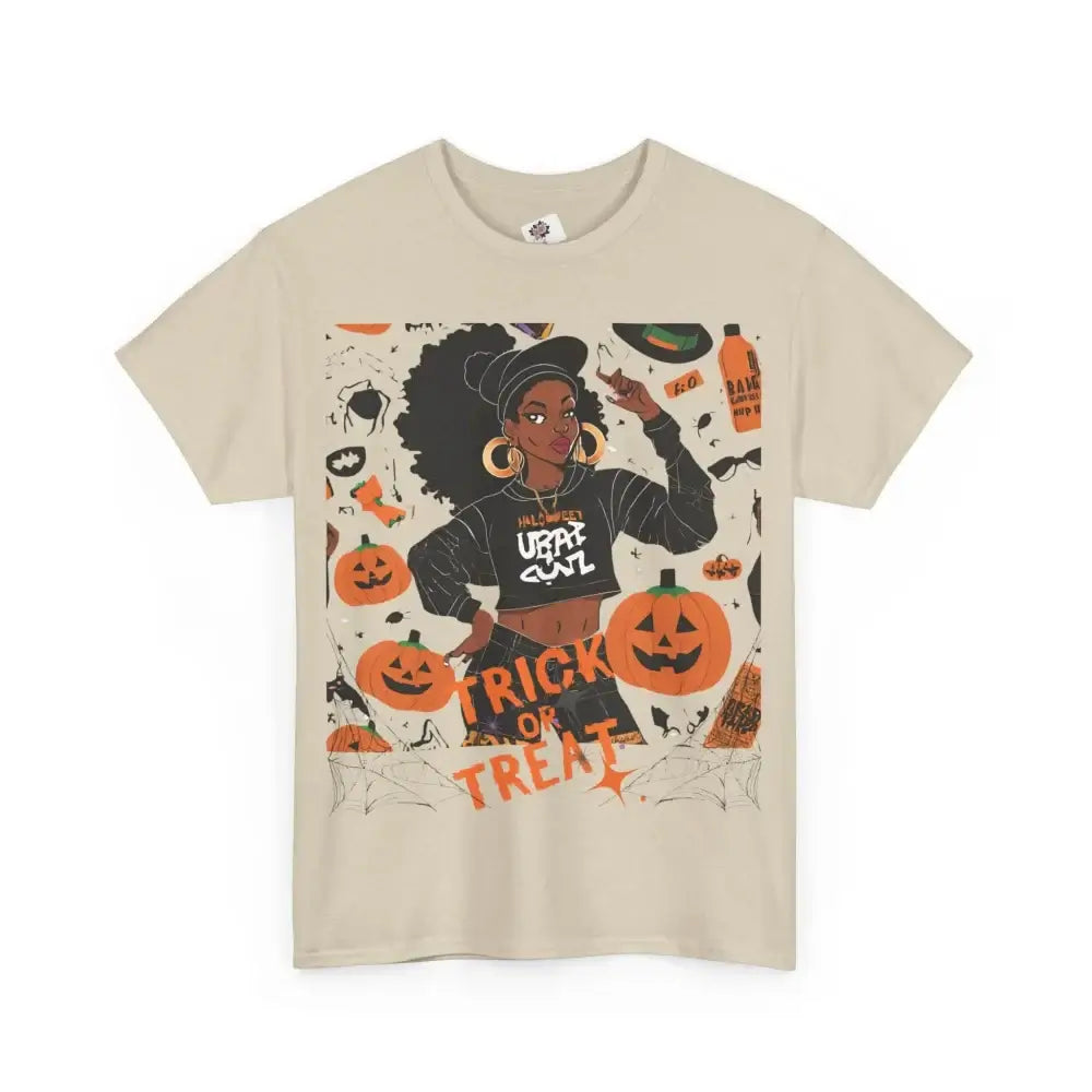 Halloween Trick Or Treat Unisex Tee Sand / S T-Shirt