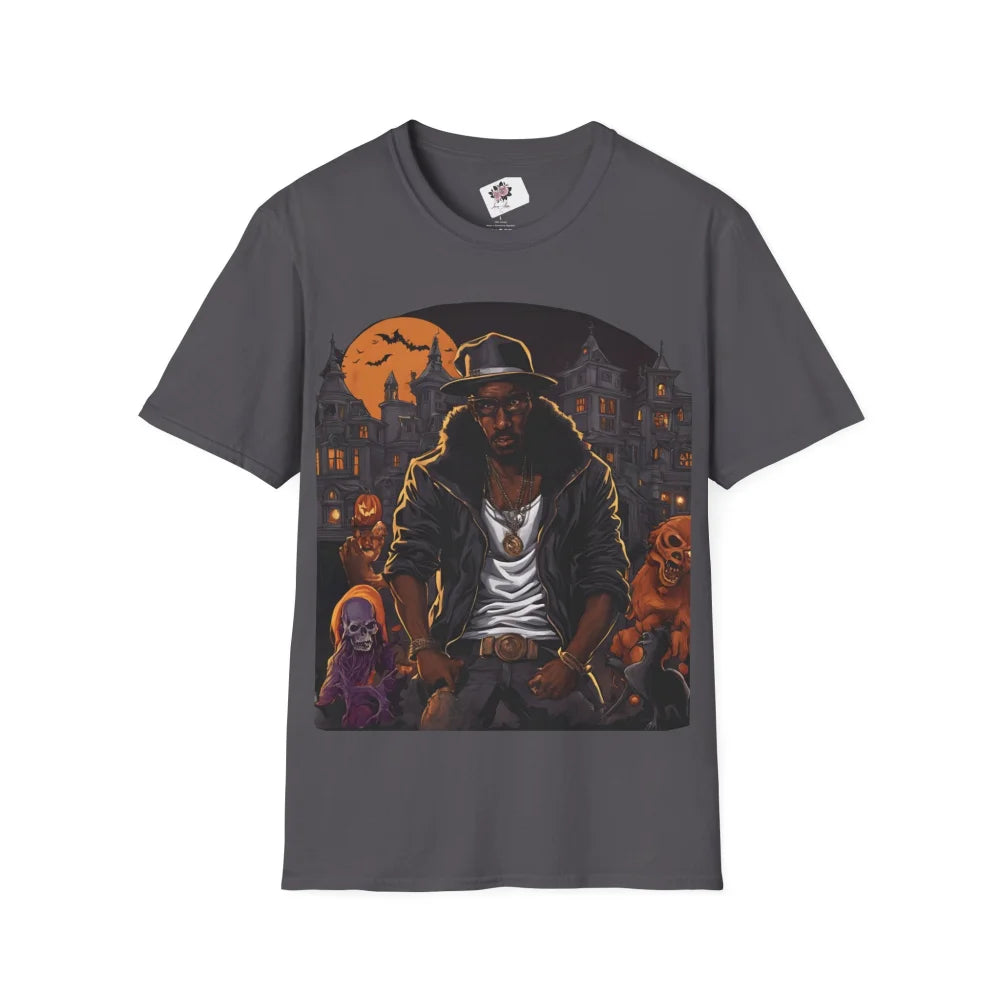 Hood Rich Urban Halloween T-Shirt Charcoal / S