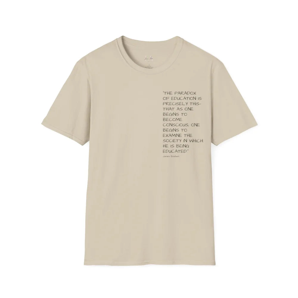 Knowledge And Consciousness Unisex Softstyle T-Shirt Sand / S