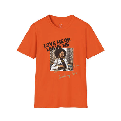 Level Up With Confidence Unisex Soft Style T-Shirt S / Orange