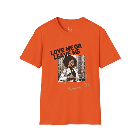 Level Up With Confidence Unisex Soft Style T-Shirt S / Orange