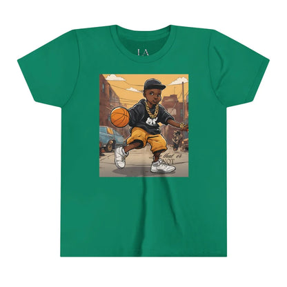 Philly Hustle - Urban Style Boy Basketball Teekids Heavy Cotton™ Tee Kelly / S Kids Clothes