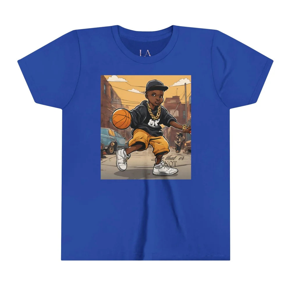 Philly Hustle - Urban Style Boy Basketball Teekids Heavy Cotton™ Tee True Royal / S Kids Clothes