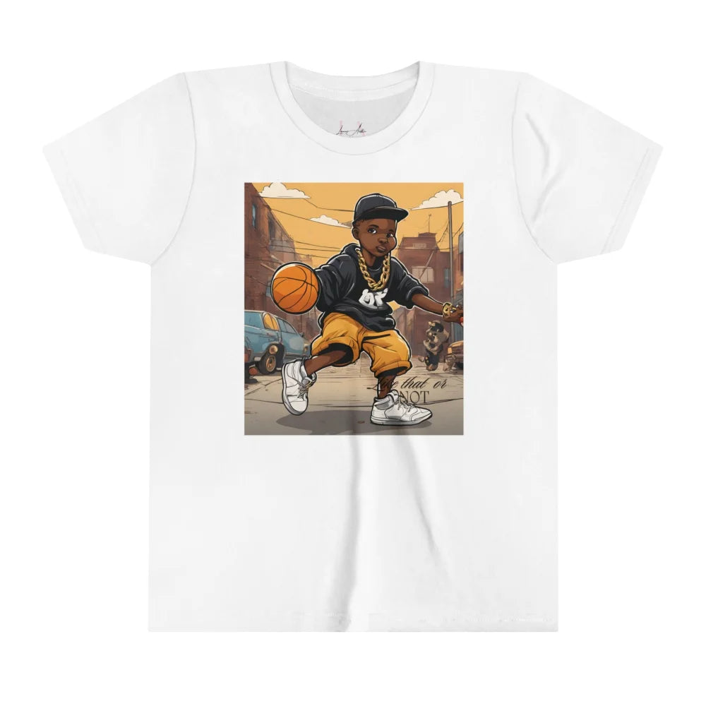 Philly Hustle - Urban Style Boy Basketball Teekids Heavy Cotton™ Tee White / S Kids Clothes