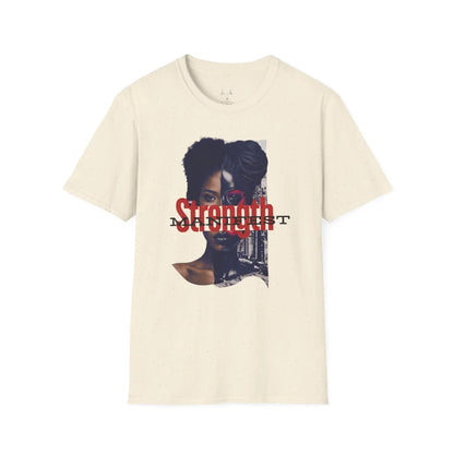 Strength Manifest Softstyle T-Shirt - Edgy Modern I’m Changed Design S / Natural